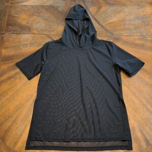 Sheer short sleeve t-shirt hoodie Juniors size Small
